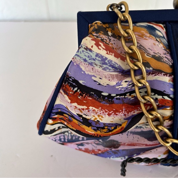 ARIA BY MARY FRANCES SATIN SHOULDER BAG - Picture 5 of 12